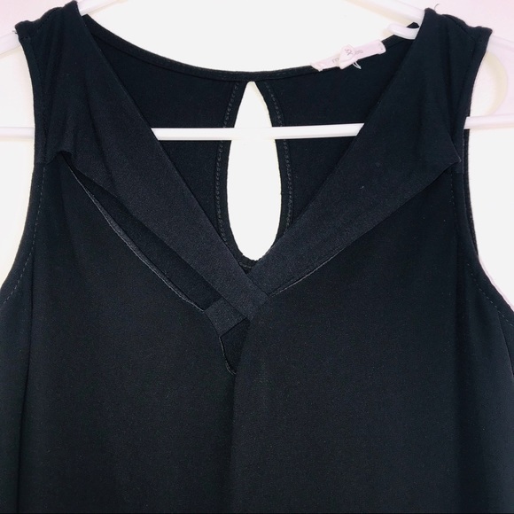Maurices size xs black sheer tank top. - Picture 2 of 7
